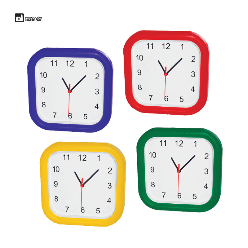 Reloj Mondrian Cuadrado - Produccion Nacional